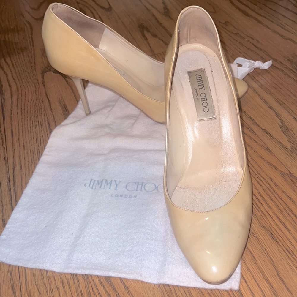 Jimmy Choo nude heels size 39